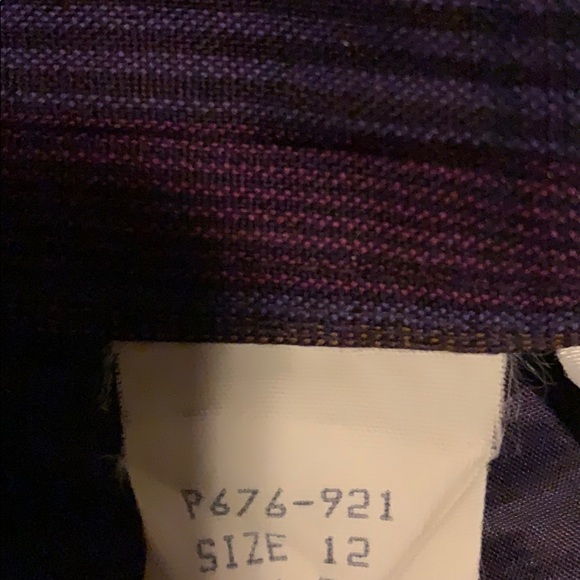 Pendleton Plaid Wool Skirt size 12P - Picture 3 of 4